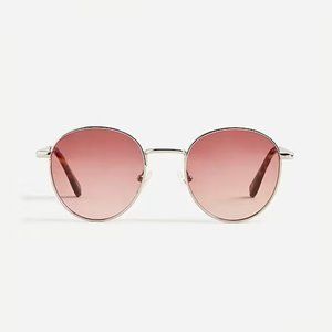 J. Crew Round wire-frame sunglasses